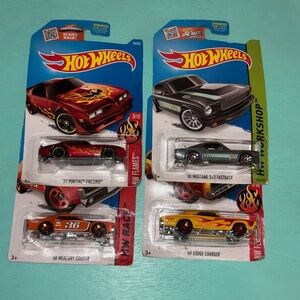 HOT WHEELS BUNDLE SET OF 4